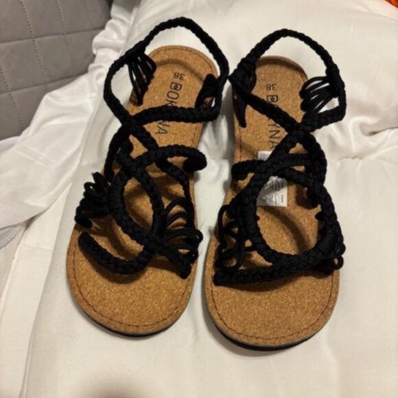 Bokyna Black Women's Sandals - Picture 5 of 8